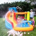 מתקן מים מתנפח משולב גדול