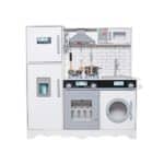 מטבח אלקטרוני אביגיל לבן מעץ לילדים