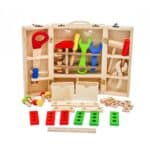 ארגז כלים עם כלי נגרות לילדים