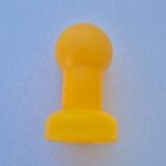 כוס מוט לטרמפולינה בצבע צהוב קוטר 25 מ"מ