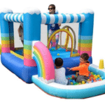 מתקן קפיצה מתנפח בינוני – קשת בענן