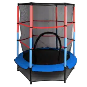 טרמפולינה לילדים 55 אינץ' עם רשת הגנה (140 ס"מ) בצבע כחול