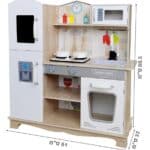 מטבח השף הקטן אלקטרוני מעץ לילדים | זיפליין