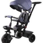 תלת אופן 3 ב-1 עם מושב דו-כיווני בצבע כחול