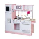 מטבח עץ לילדים ורוד – דגם רעות