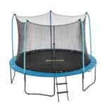 טרמפולינה גדולה לחצר 12 פיט עם סולם ורשת | מק"ט 59104