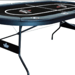 שולחן פוקר אליפטי מתקפל 213 ס"מ HOT HAND POKER בצבע שחור - 815401