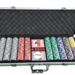 מזוודת פוקר מקצועית 500 ז'יטונים - 13.5 גרם