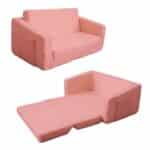 ספה נפתחת לילדים ורודה | בוואקום | מקט SAPAP