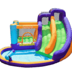 מתקן קפיצה מתנפח רטוב ענק סגול |W83005 מקט|DOCTOR DOLPHIN