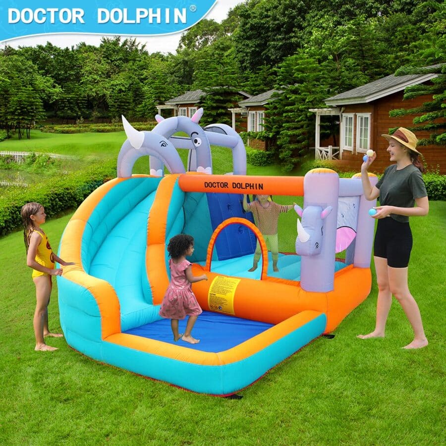 ⁦מתנפח מים הקרנפים W73009 מבית Doctor Dolphin⁩ – תמונה ⁦5⁩