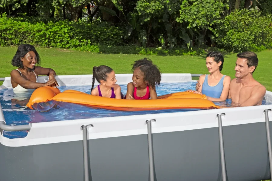 בריכת אולטרה מלבנית +משאבת פילטר 330 | 282X196X84 ס"מ| מקט BESTWAY| 56629