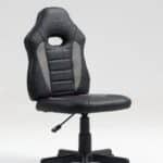 כיסא תלמיד ארגונומי לנוער בצבע שחור ואפור | מקט LEVEL UP | S301-BG