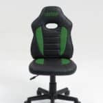 כיסא תלמיד ארגונומי לנוער בצבע שחור וירוק | מק"ט: S301-BG2 | LEVEL UP