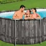 בריכה אובלית אולטרה +משאבת פילטר 1500+ כיסוי + סולם | 610X366X122 ס"מ| מקט BESTWAY| 5611R