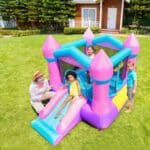 מתקן קפיצה מתנפח הטירה הורודה| 82011B מקט|DOCTOR DOLPHIN