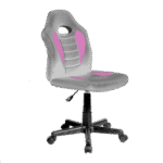 כיסא תלמיד ארגונומי לנוער בצבע כסוף וורוד | מק"ט chairSP