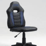 כיסא תלמיד ארגונומי לנוער בצבע שחור וכחול | מק"ט: S301-BBL | LEVEL UP