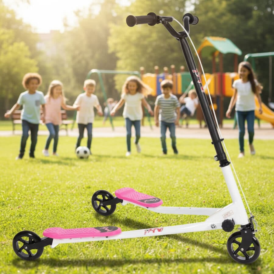 ⁦קורקינט סטריטר 3 גלגלים מקצועי בצבע ורוד|מקט streeterP⁩ – תמונה ⁦2⁩