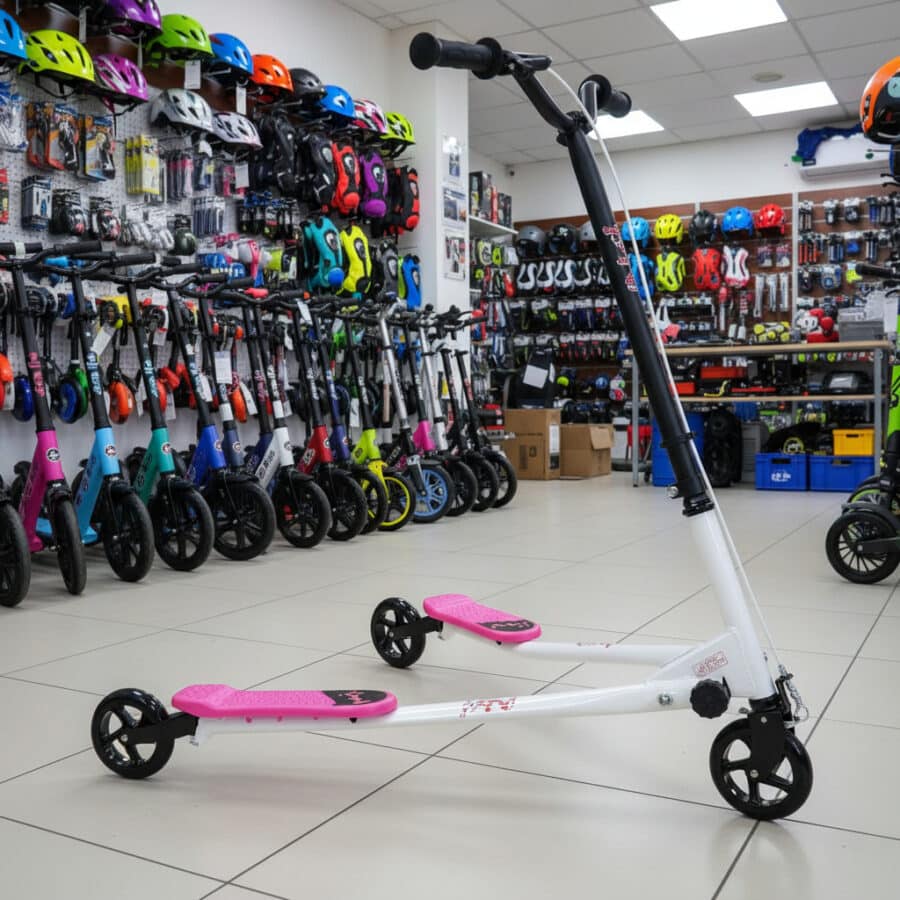 ⁦קורקינט סטריטר 3 גלגלים מקצועי בצבע ורוד|מקט streeterP⁩ – תמונה ⁦3⁩