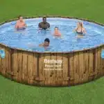 בריכה עגולה אולטרה + פילטר 1500+סולם+ כיסוי+חלונות -רטאן |549X122 ס"מ| מקט56977| BESTWAY