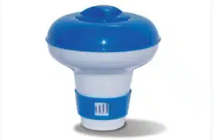 כלורינטור צף כחול ולבן לטבליות כלור לבריכה | yrz