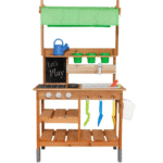 מטבח חוץ לחצר מעץ לילדים | מקט W10C988| בית העץ