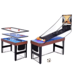 שולחן משחק רב-תכליתי עם חלקים מתחלפים ורשת קליעה, כולל אביזרים | yrz