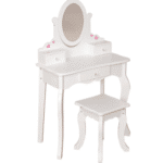 שידת איפור סינתיה לבנה | מקט W08H128B | בית העץ