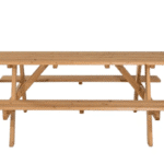 שולחן פיקניק קקל גדול ל 6 אנשים מעץ |70X137.5X73.5 סמ | מקט TB3056