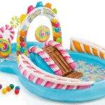 בריכת מתנפחת לילדים | טירת הסוכריות (295X191X130 סמ) INTEX