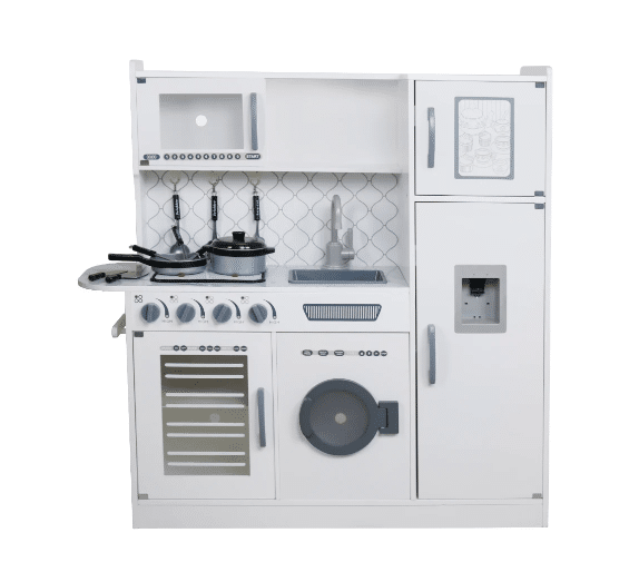 מטבח אלקטרוני אביב מעץ לילדים W10C364C