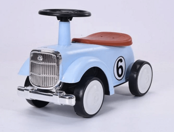 בימבה וינטג לפעוטות עם אורות וצלילים בצבע תכלת 28834B מסדרת Retro line