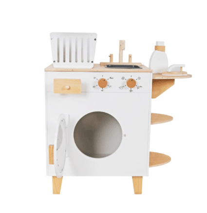 ⁦מכונת כביסה לילדים מעץ⁩ – תמונה ⁦2⁩