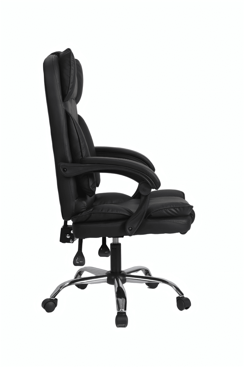 ⁦כיסא מנהלים יוקרתי בצבע שחור⁩ – תמונה ⁦5⁩