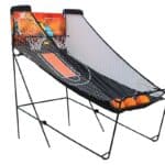 מתקן קליעה לכדורסל עם שני סלים ורשת החזרה, כולל שני כדורים | yrz