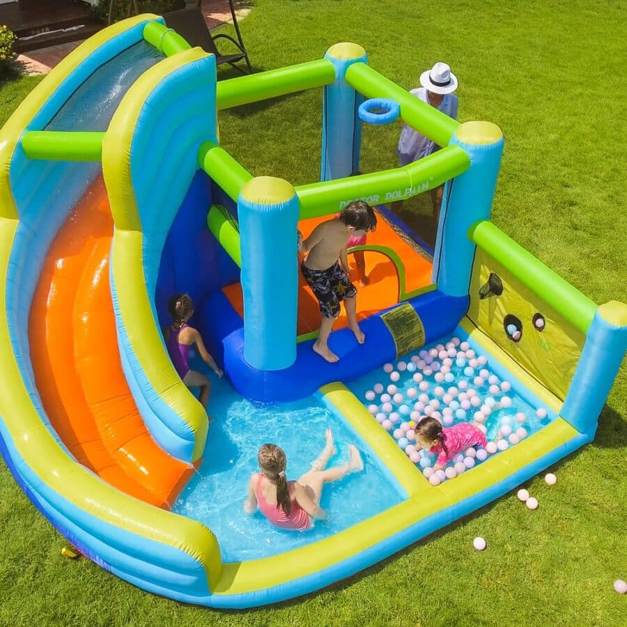 ⁦מתנפח מים W73003 Doctor Dolphin⁩ – תמונה ⁦2⁩