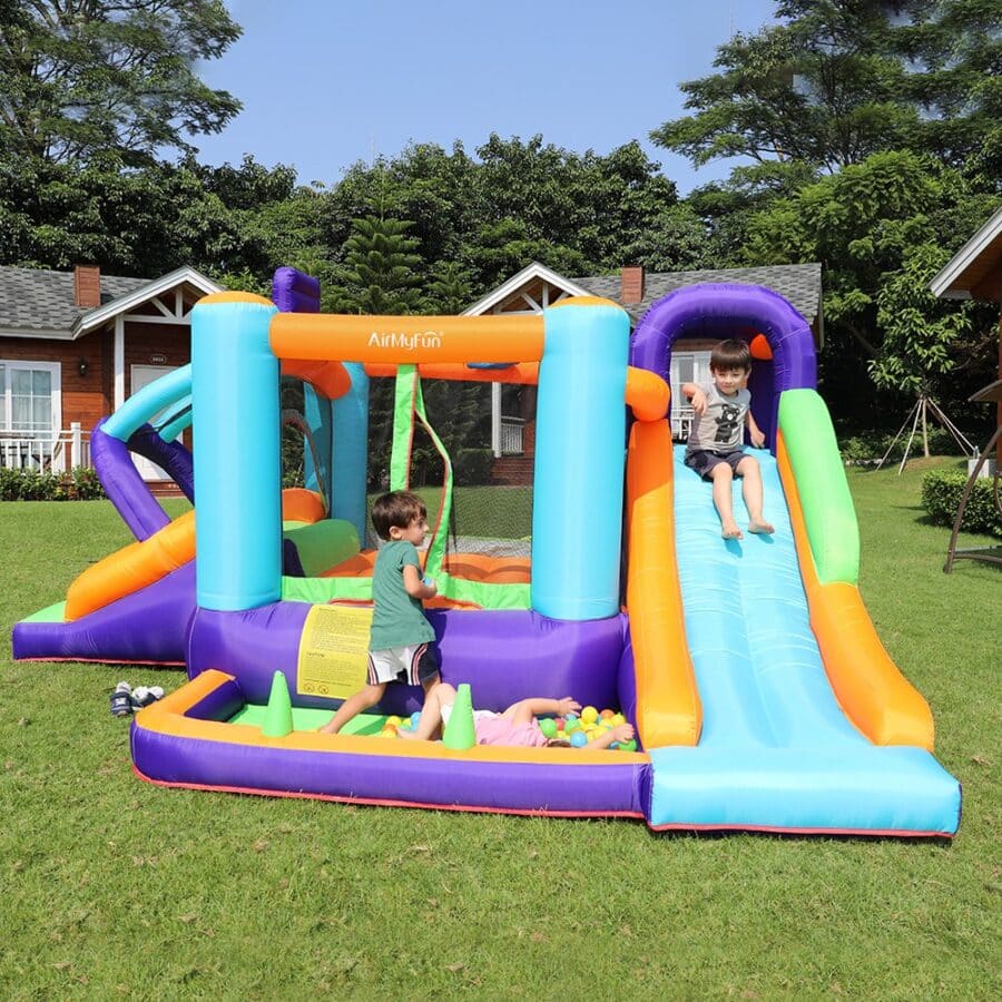 ⁦מתנפח עם שתי מגלשות D82003 Air My Fun⁩ – תמונה ⁦3⁩