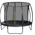 טרמפולינה פלוס סולם 14 פיט פייבר בצבע שחור 427 סמ