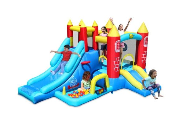 מתנפח טירה צבעונית משולבת 9071R מבית Happ hop