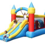 מתנפח טירת קפיצה עם מכשולים ומגלשה כפולה 9474 מבית Happy Hop