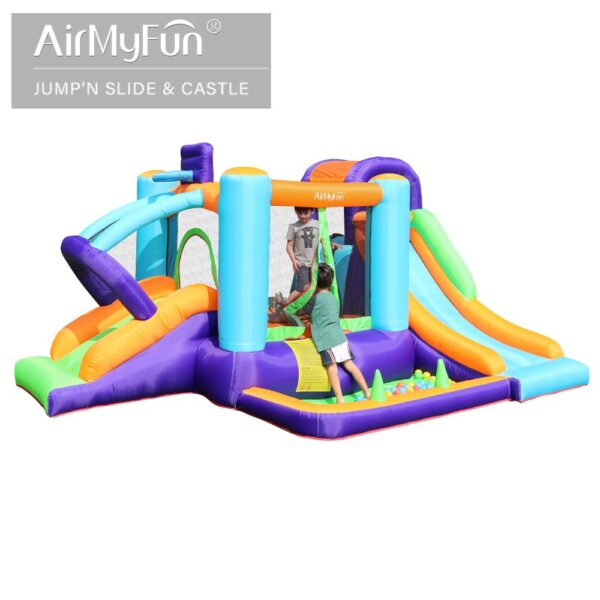 מתנפח עם שתי מגלשות D82003 מבית Air My Fun