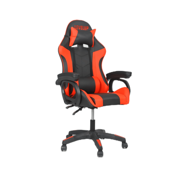 כיסא גיימינג בצבע אדום 2024-1R מבית LEVEL UP