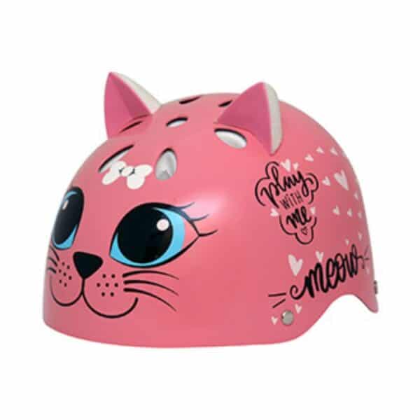 קסדה לילדים Kitty Cat ורוד מבריק SMALL 80106