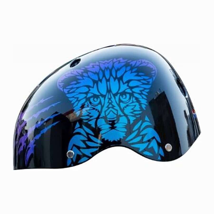 ⁦קסדה לילדים WILD RIDERZ שחור כחול 84159 MEDIUM⁩ – תמונה ⁦3⁩
