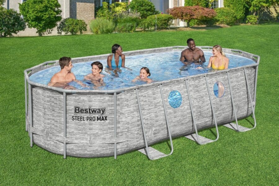 ⁦בריכה אובלית אולטרה (549X274X122) 56716 מבית BESTWAY⁩ – תמונה ⁦5⁩