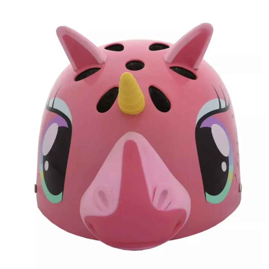 ⁦קסדה לילדים Magic Unicorn ורוד בהיר מבריק SMALL 80090⁩ – תמונה ⁦3⁩
