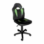 כיסא תלמיד ארגונומי לנוער בצבע שחור וירוק chairbg