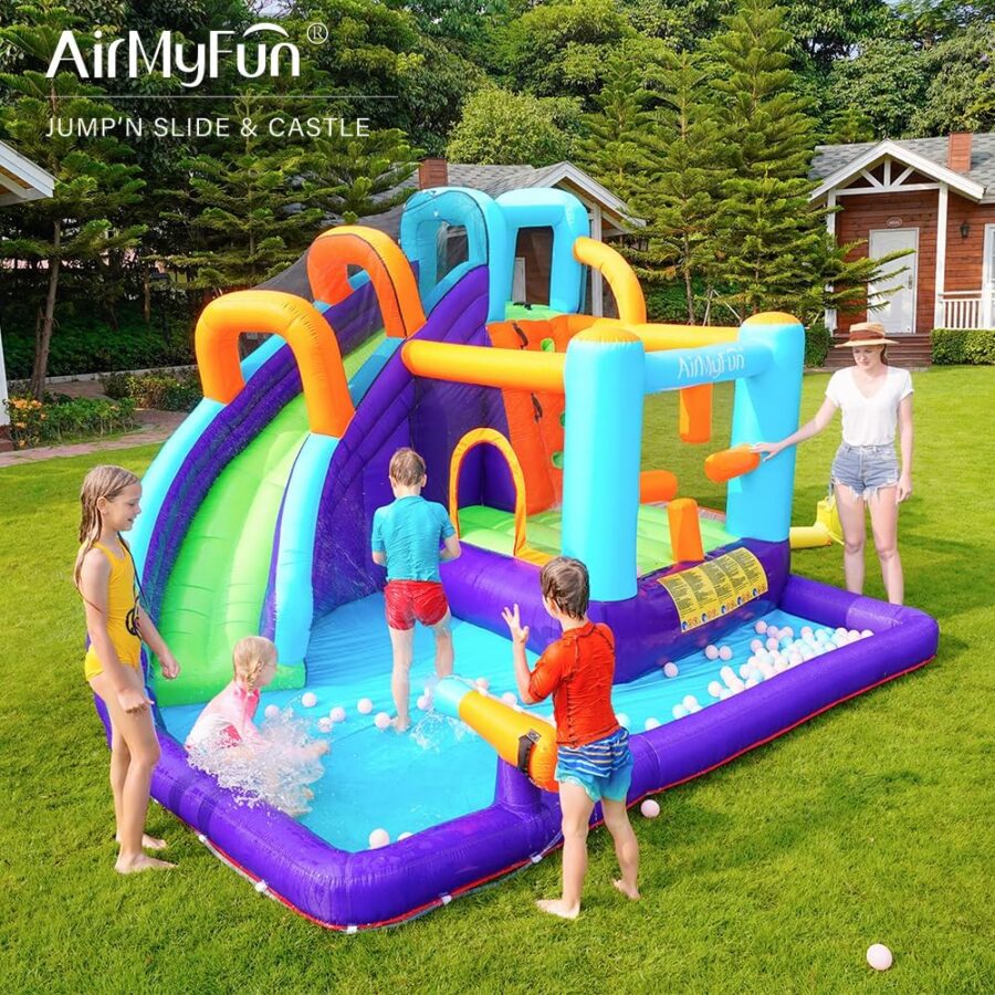 ⁦מתנפח מים עם מגלשה W83020 מבית Doctor Dolphin⁩ – תמונה ⁦4⁩