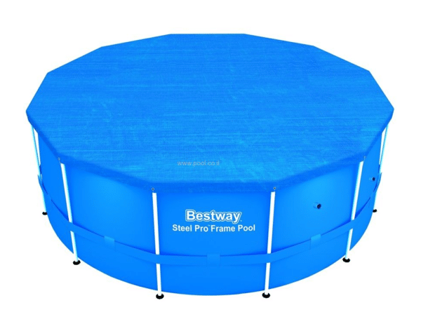 כיסוי לבריכה עגולה מסגרת 366 קוטר 58037B מבית BESTWAY